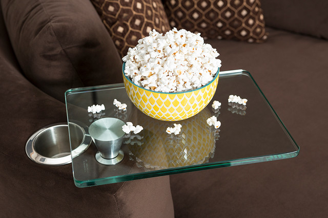 Seatcraft Swivel Cuddle Couch Contemporary Home Theater