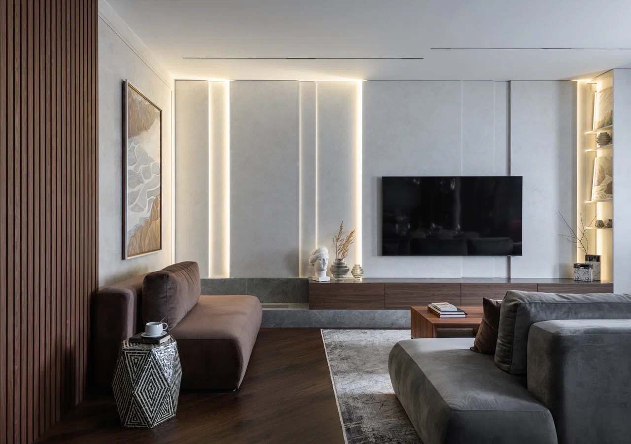 Реализация 3-х комнатной квартиры в стиле "Современная классика"