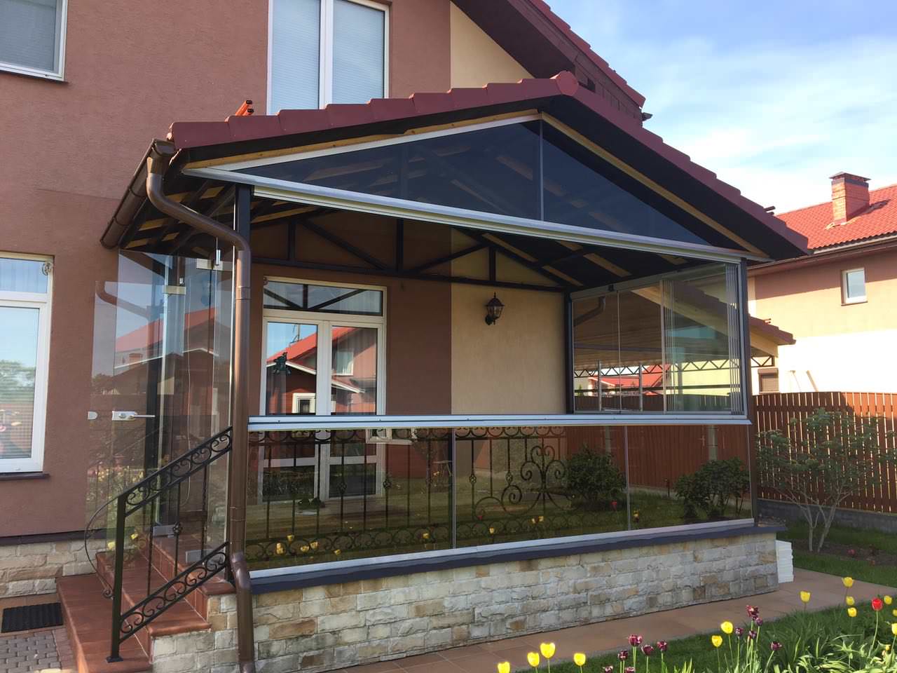 Остекление террасы, Минулово