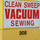 Clean Sweep Vacuum and Sewing