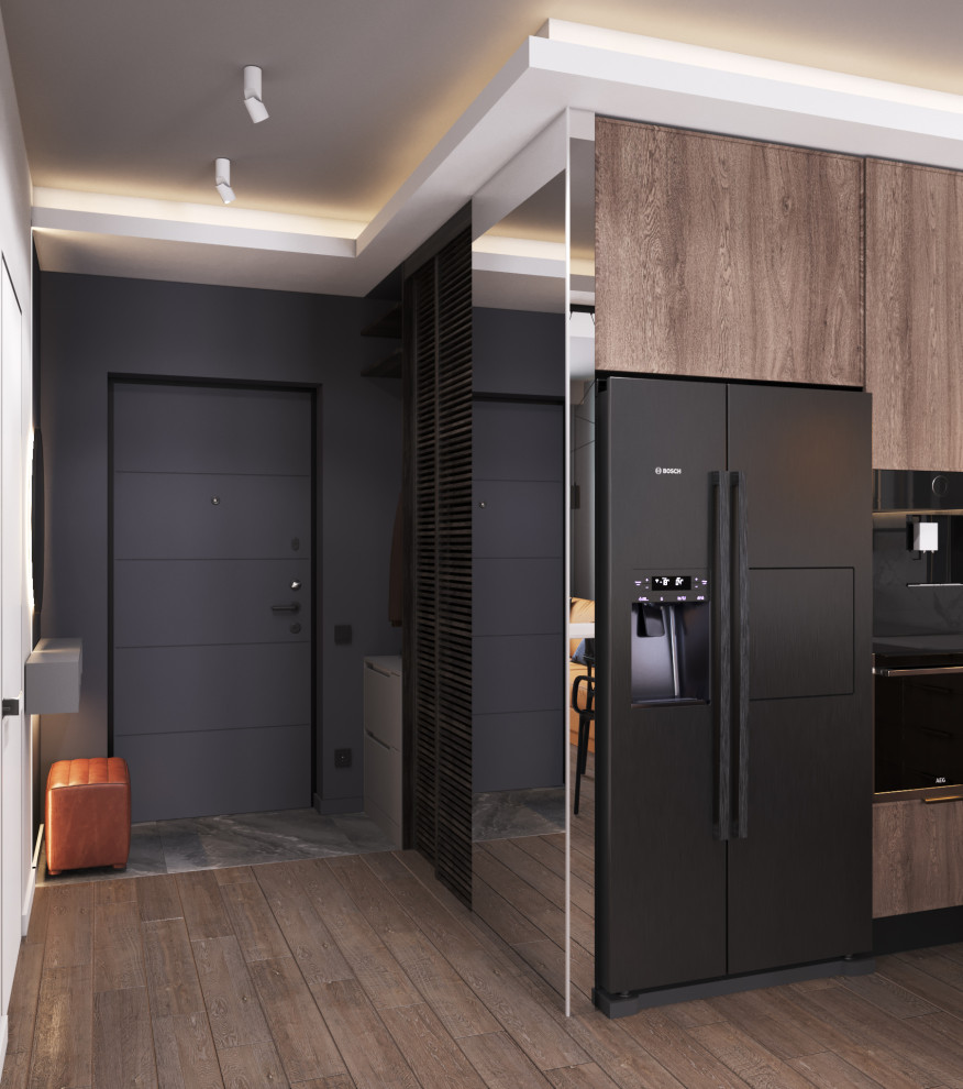 Дизайн интерьера квартиры в современном стиле. Минск.  ул. Туровского