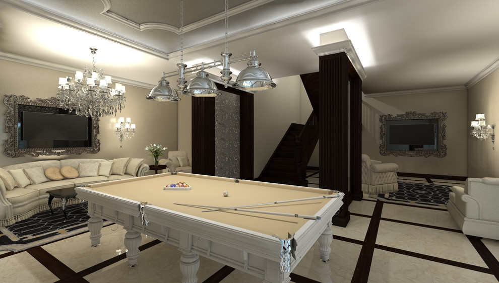 Бильярдный зал в загородной резиденции