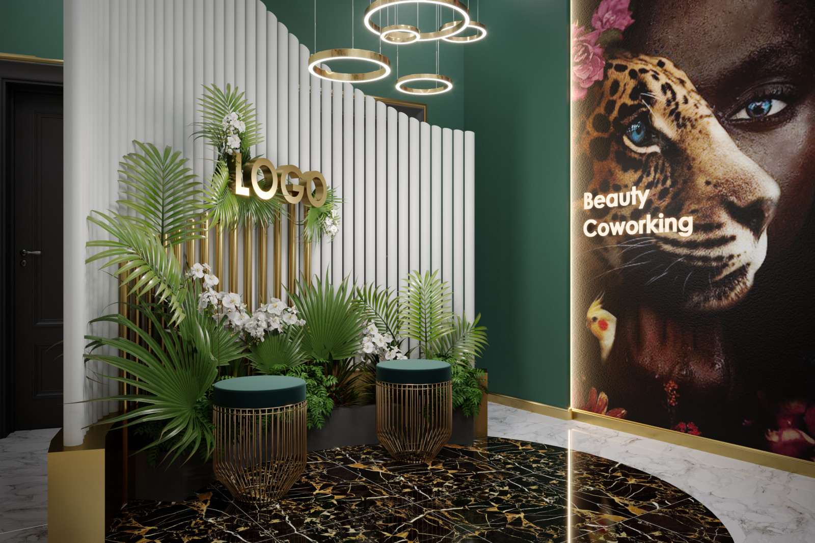 Амазонка. Салон красоты / Визуализации.