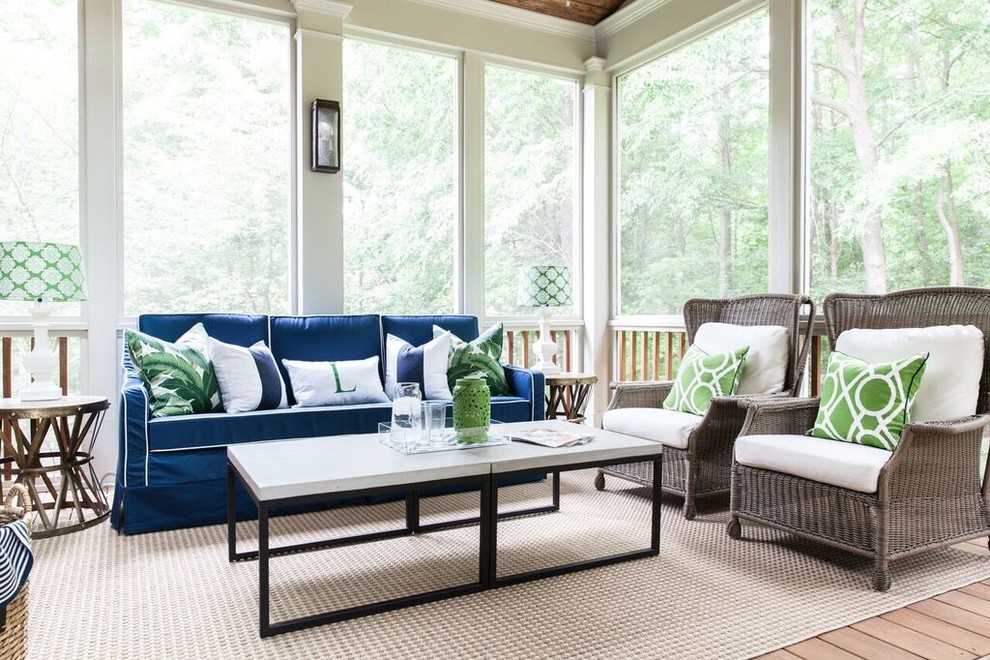Rosedale Project: Screened Porch - Transitional - Porch - Charlotte ...