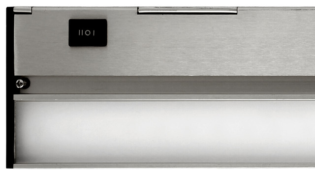 NUC-4-30-DM-W-WH White NICOR Lighting 30-Inch Slim Dimmable 2700K LED Under Cabinet Light Fixture