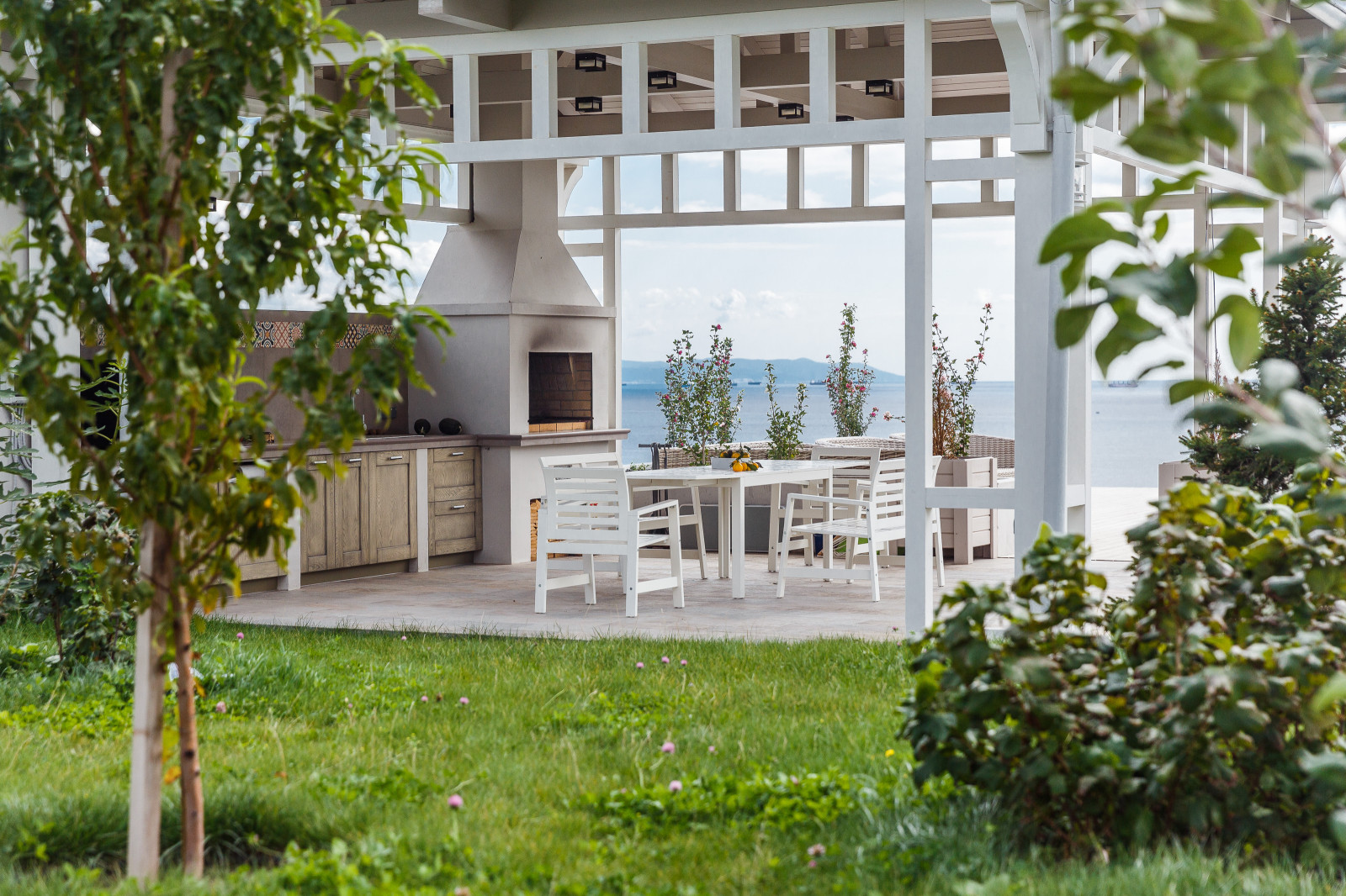 Вилла в пос. Мысхако с панорамным видом на море.