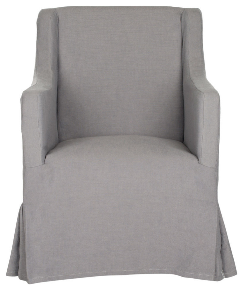 Andrea Slipcover Chair Artic Gray Modern Armchairs And Accent Chairs by V.S.D Furniture
