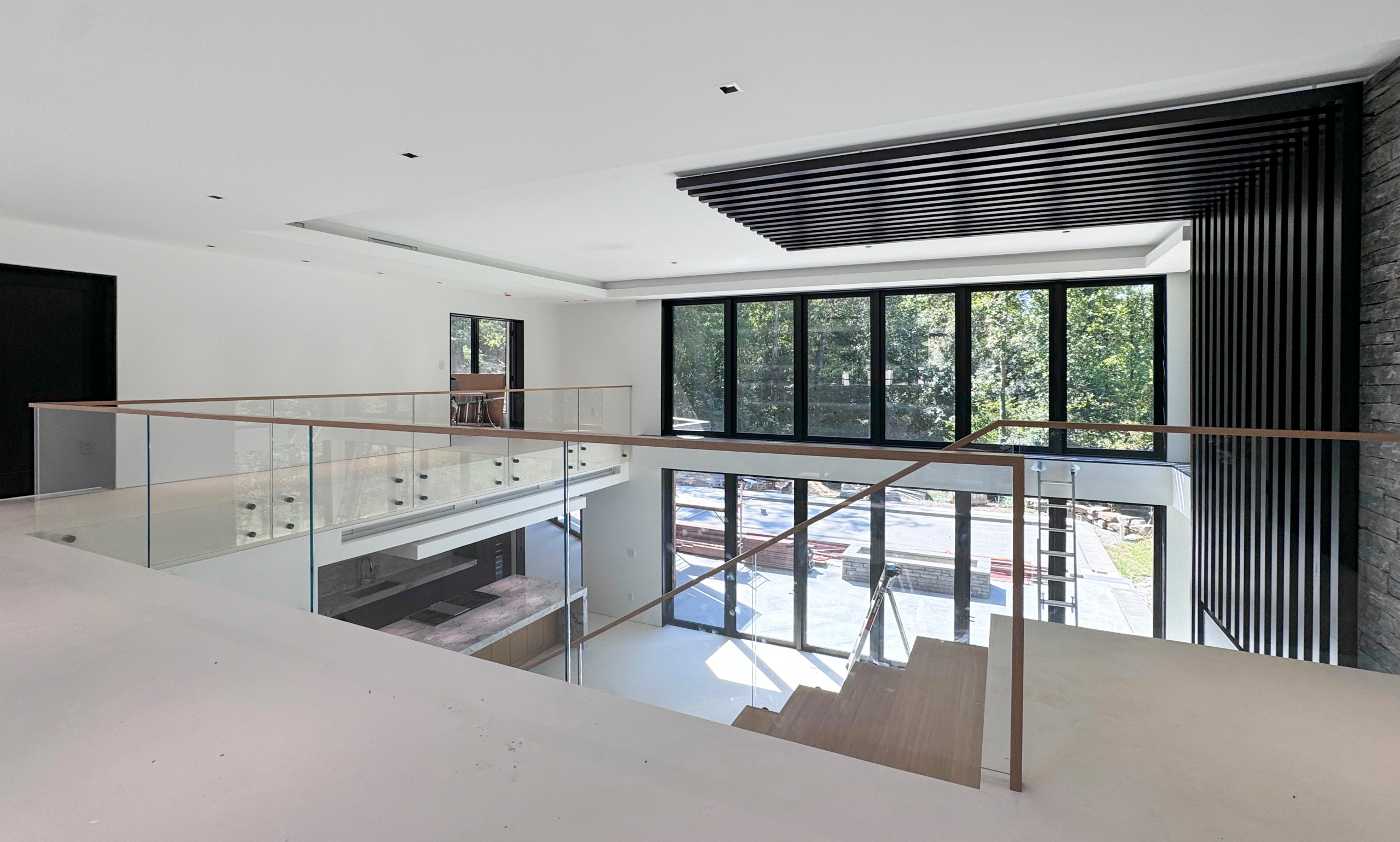 126_Visually Open and Light Contemporary Staircase, Mclean, VA 22102