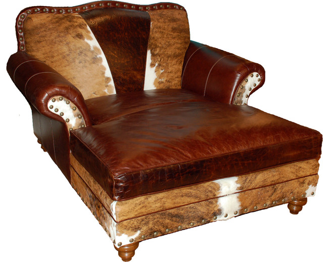 "King" Chaise Lounge Southwestern Indoor Chaise Lounge Chairs by