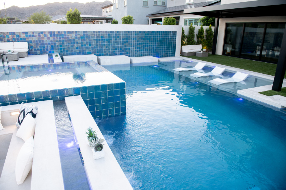 Modern pool