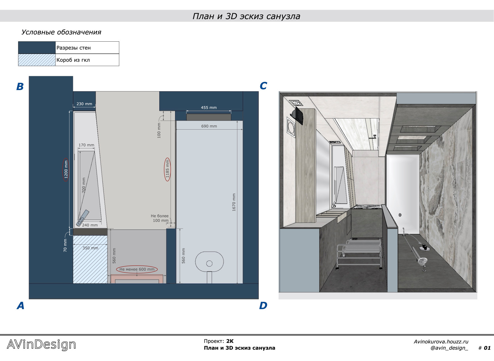 Планировка санузла