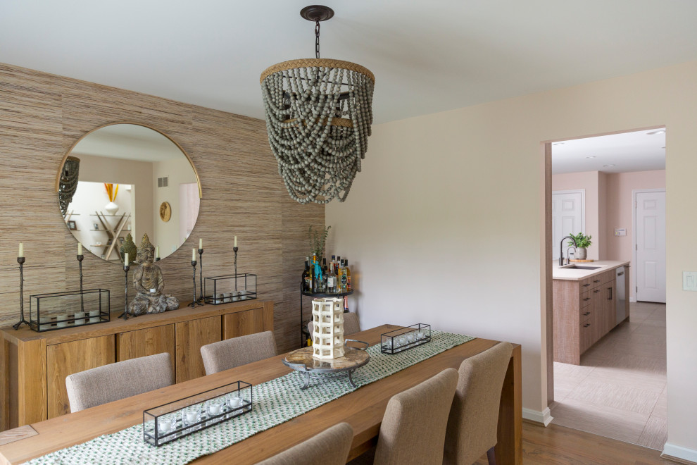 Transitional dining room photo in Cincinnati