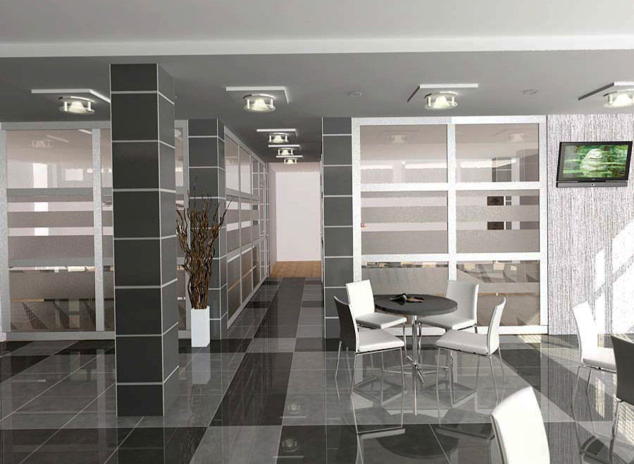 Офисы, кабинеты, лестничные марши, фасады