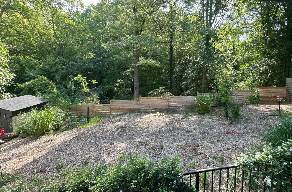 Conservation and rain gardens landscape