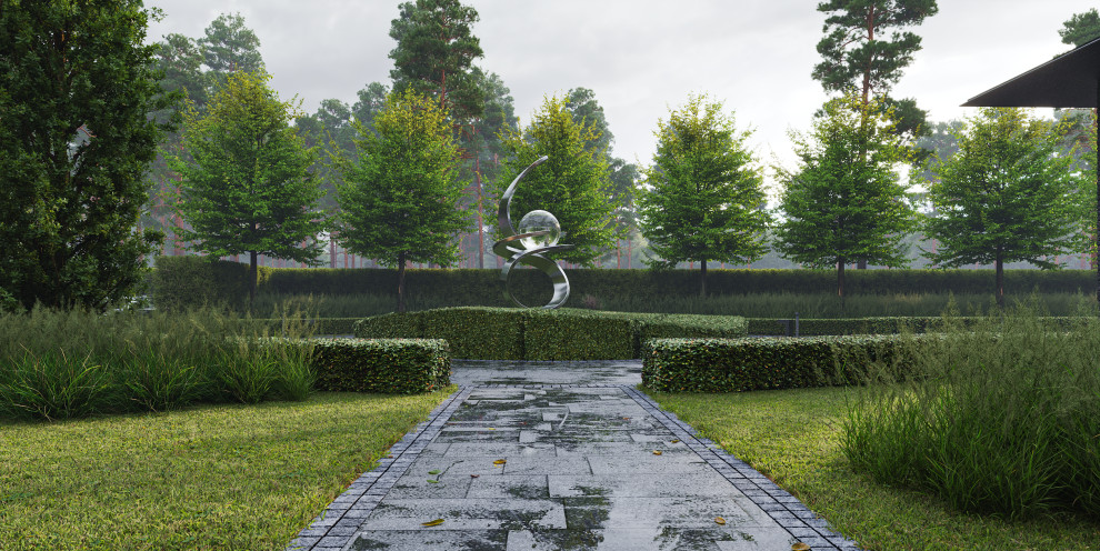 Частный сад в Московской области