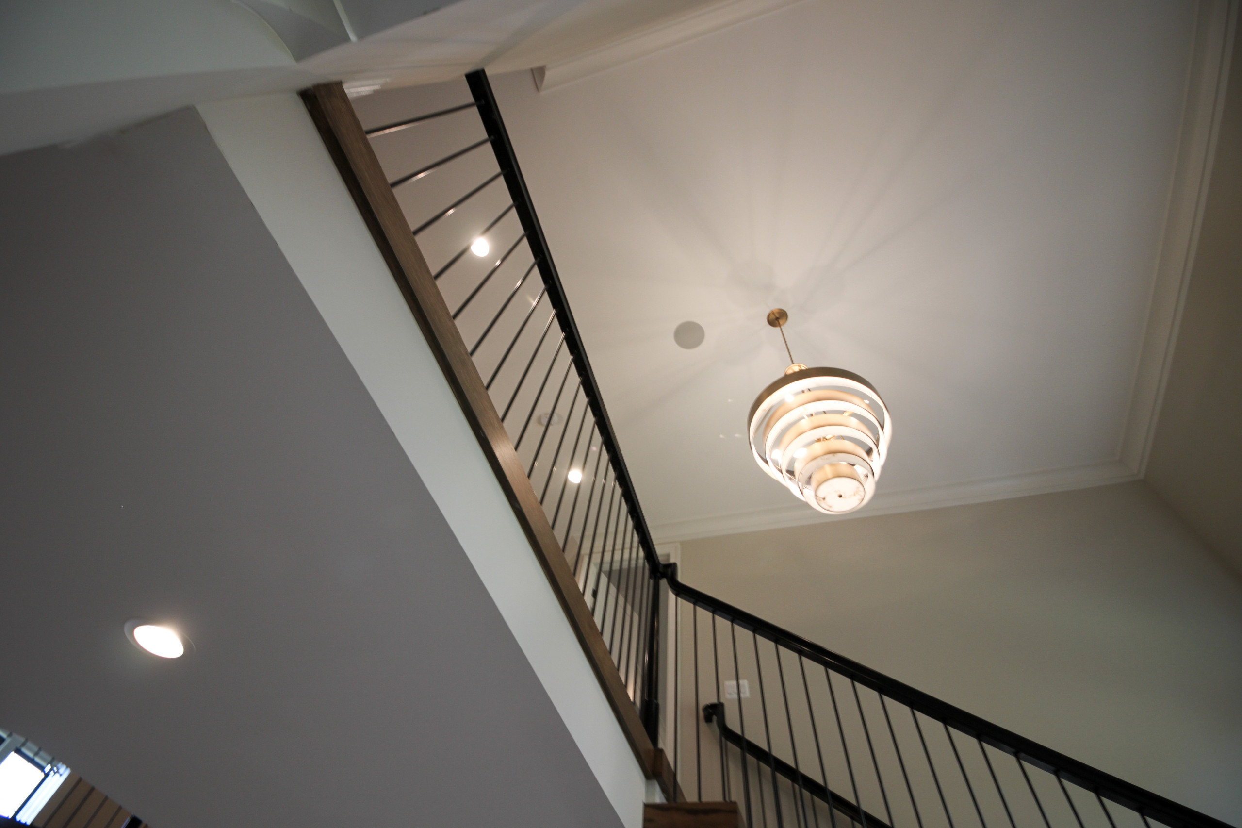 89_Eclectic and Edgy Staircase in French Contemporary Residence, McLean VA 2210