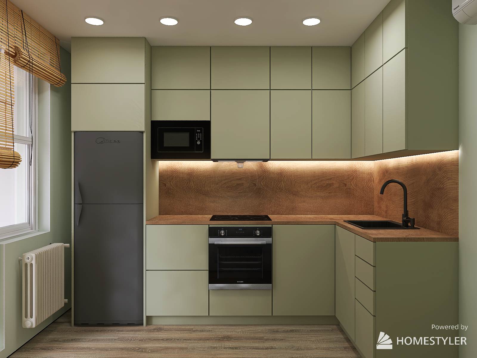 Двухкомнатная квартира для психолога с двумя детьми