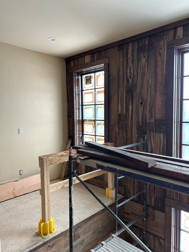 Hallway - rustic hallway idea