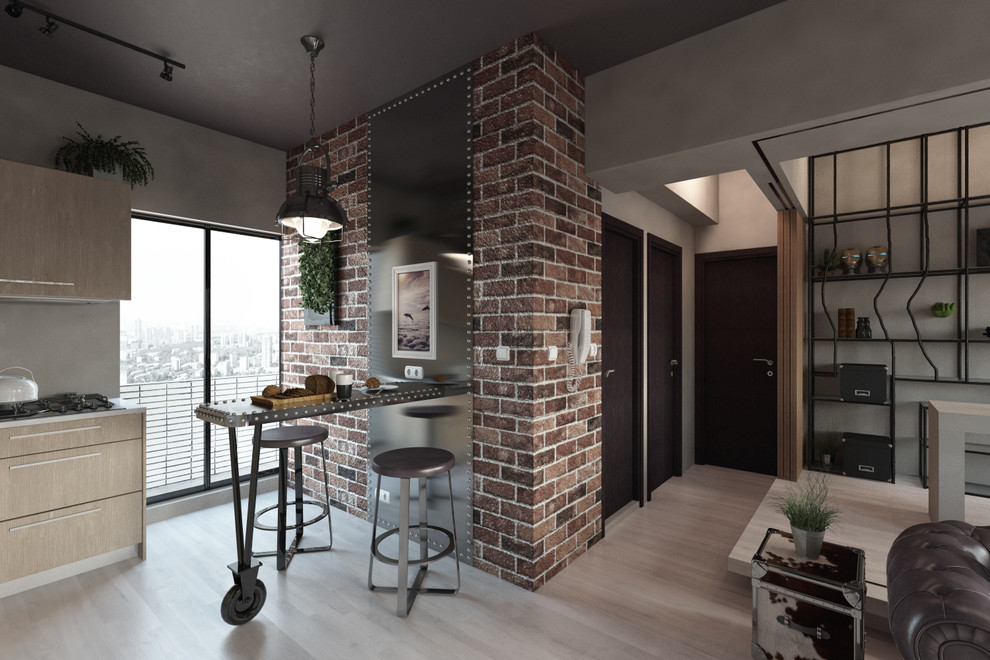 Визуализация мужского интерьера.