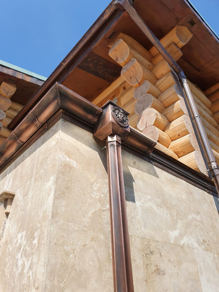 Авторская водосточная система. Вид снизу