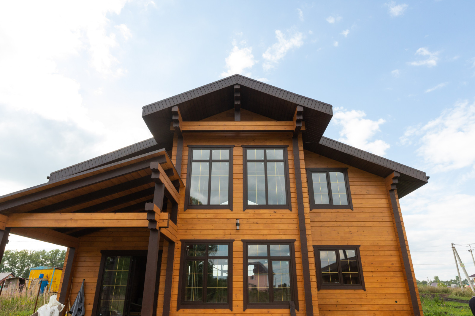 Загородный дом из бруса