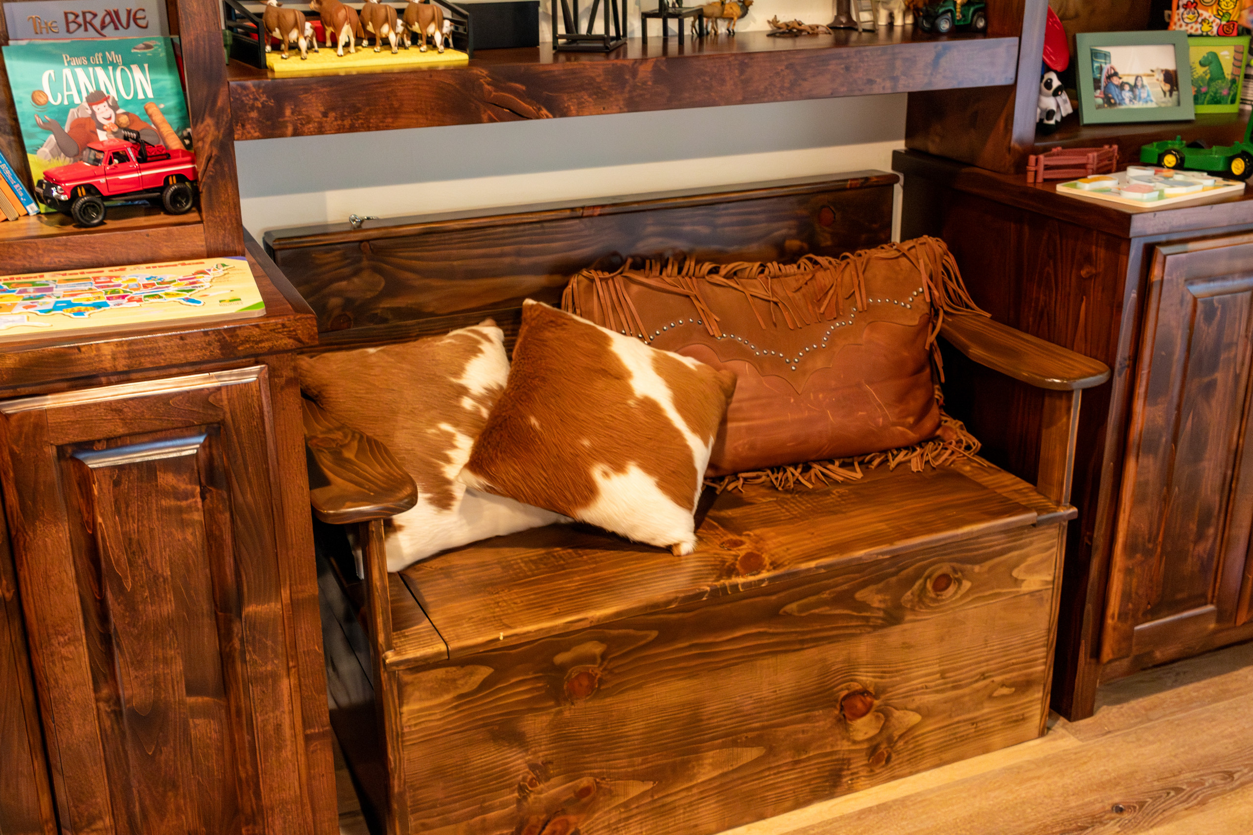 After-Back Entry Custom Cabinetry