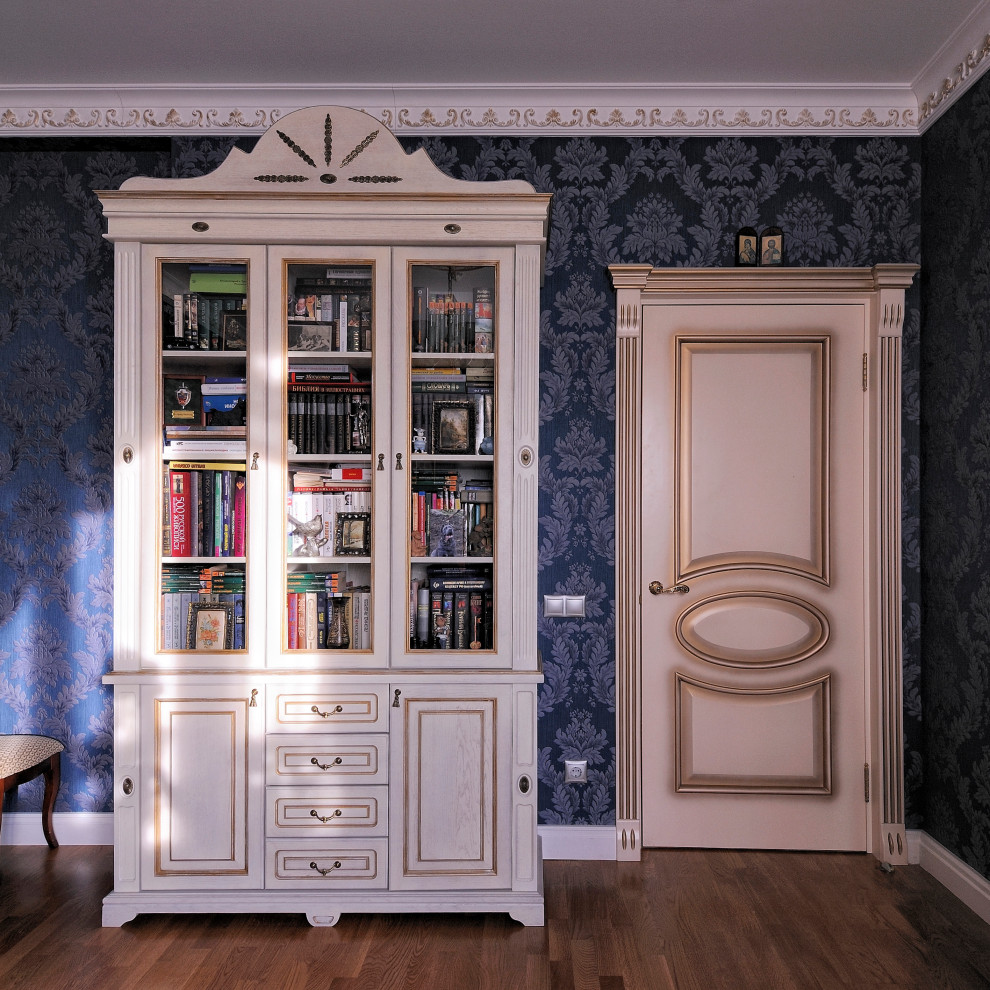 Кабинет белый с патиной