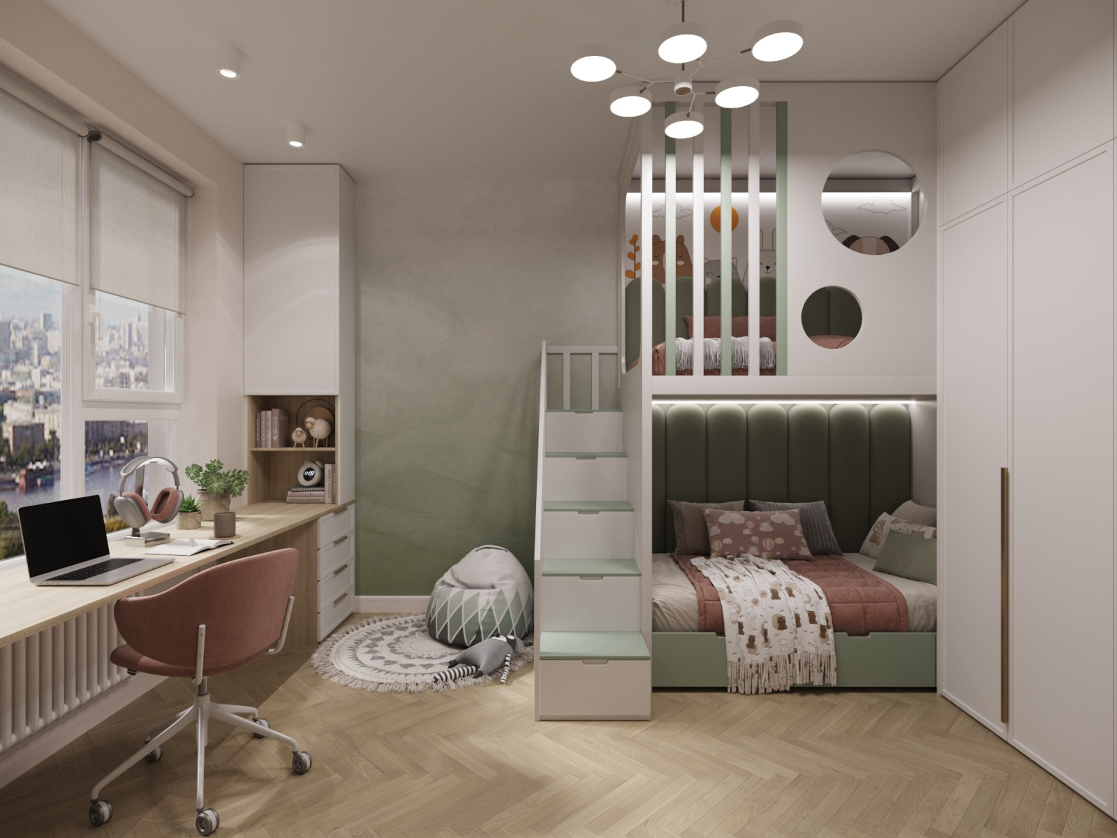 Дизайн-проект евротрехкомнатной квартиры 57 м2