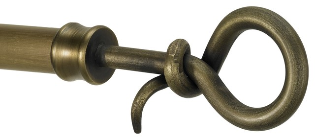 Avalon Genuine Wrought Iron Drapery Rod Traditional Curtain
