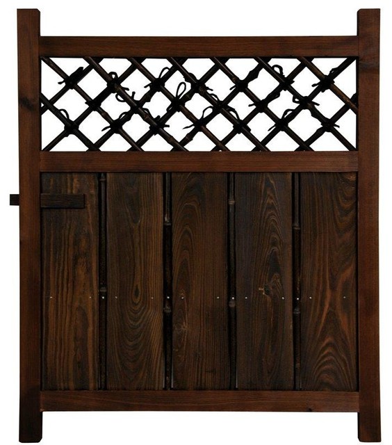 Wooden Fence Door