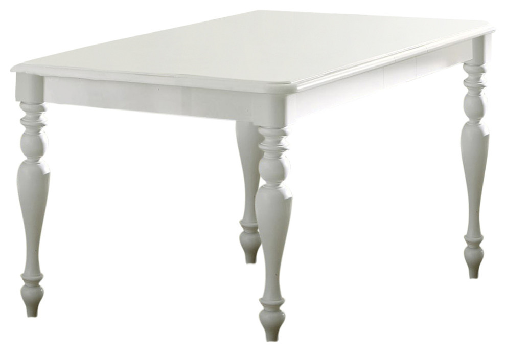 Liberty Furniture Summer House Rectangular Leg Table, Oyster White