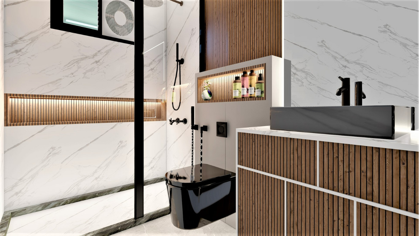 Sleek Bathroom Design Renovation in Harpenden