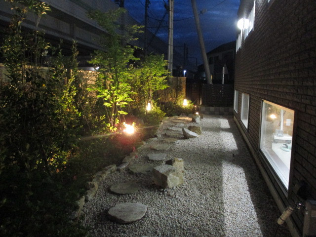 前庭夜景