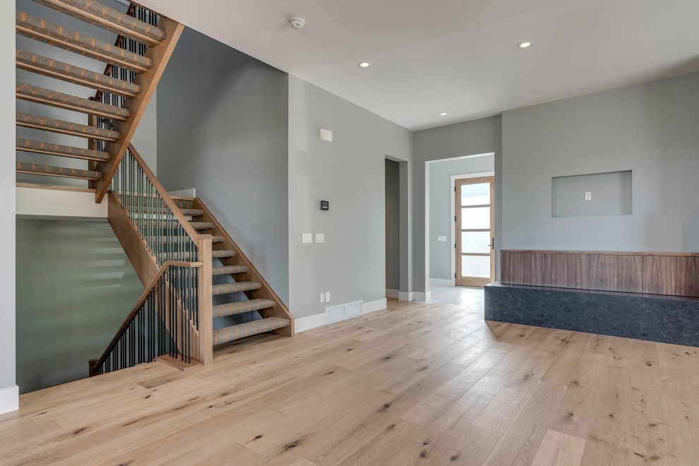 Home design - transitional home design idea in Calgary