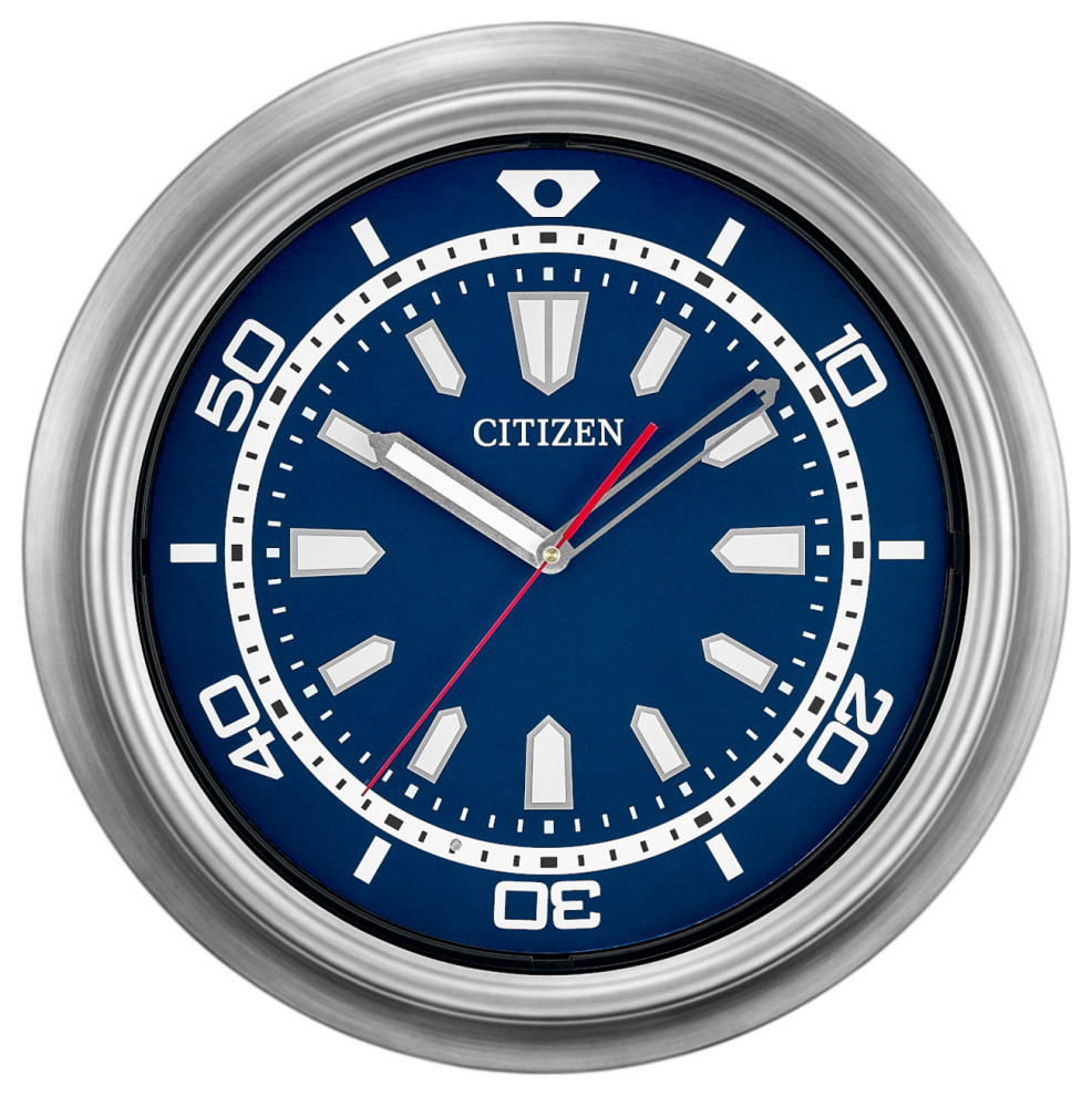 Dive Master Illuminated Indoor/Outdoor Wall Clock Traditional