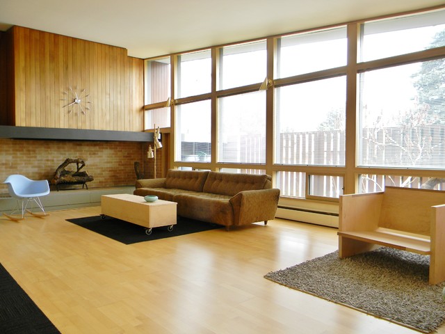 Rural Mid Century Modern Midcentury Living Room Seattle By