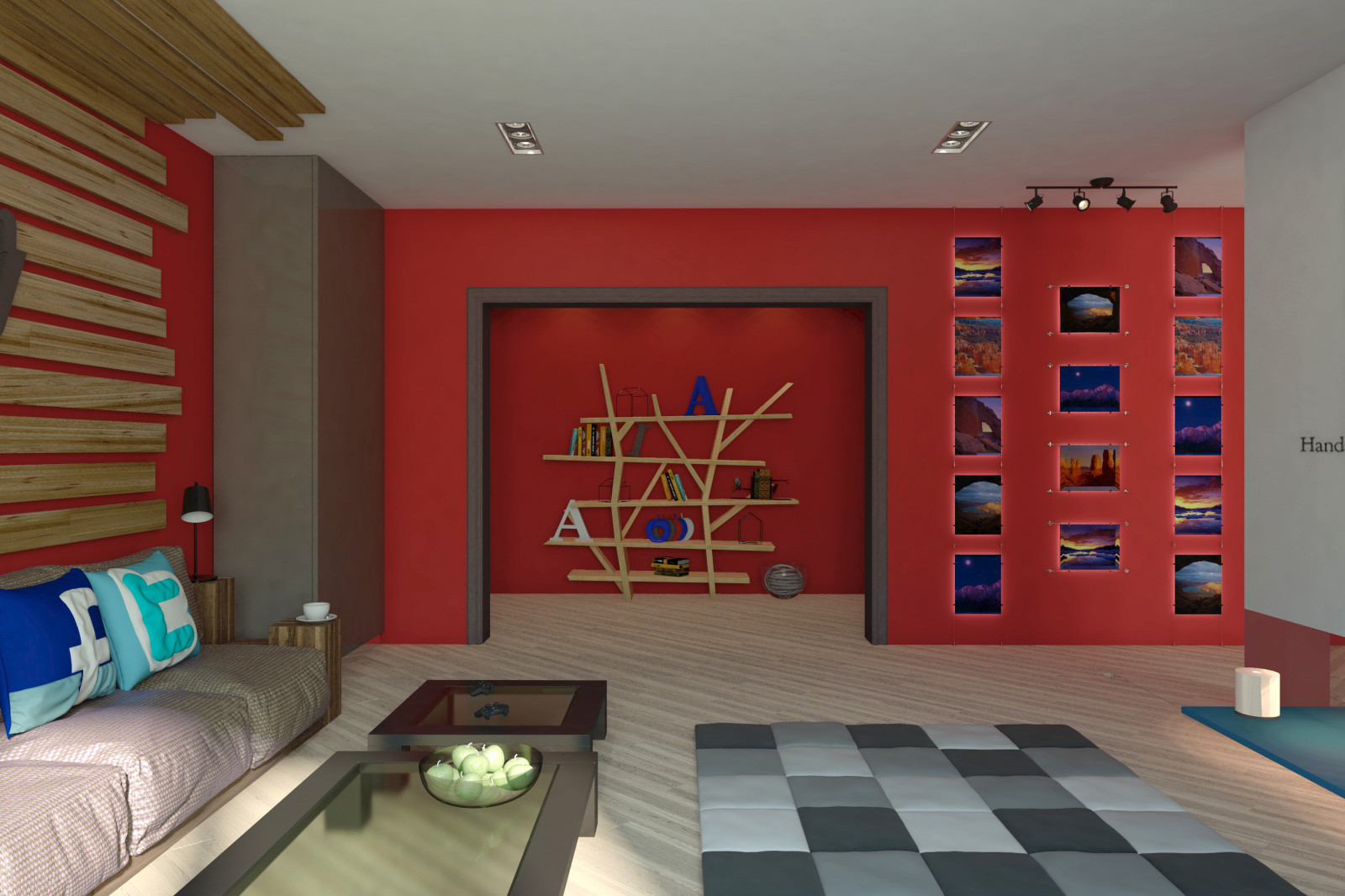 Гостиная для молодого человека