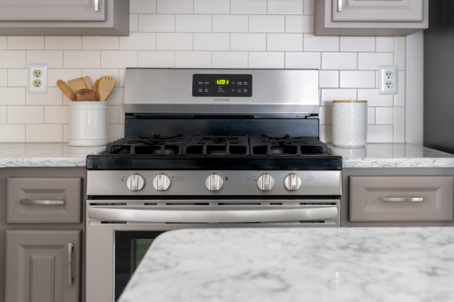 Greige Kitchen Remodeling Project transitional-kitchen