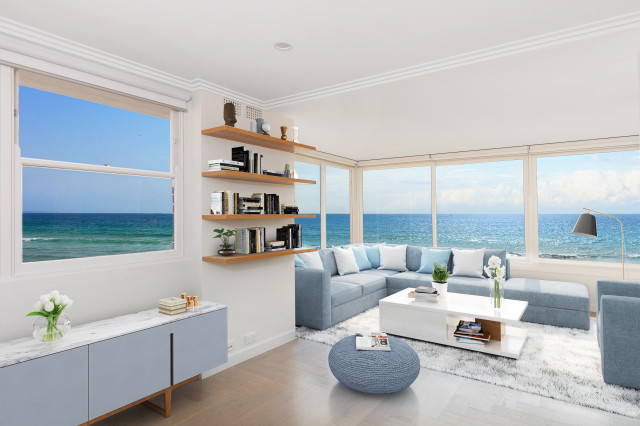 Collaroy Apartment maritimt-dagligstue