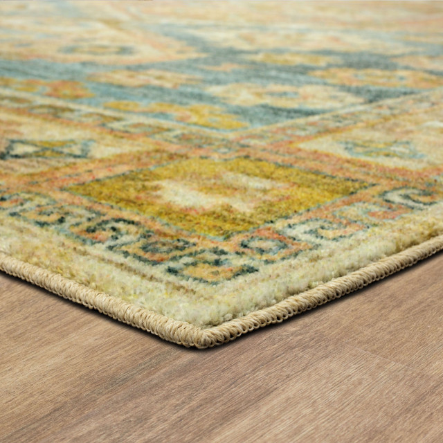 Mohawk Home Muted Medallion Blue 3' x 5' Area Rug, 3' x 5 ...