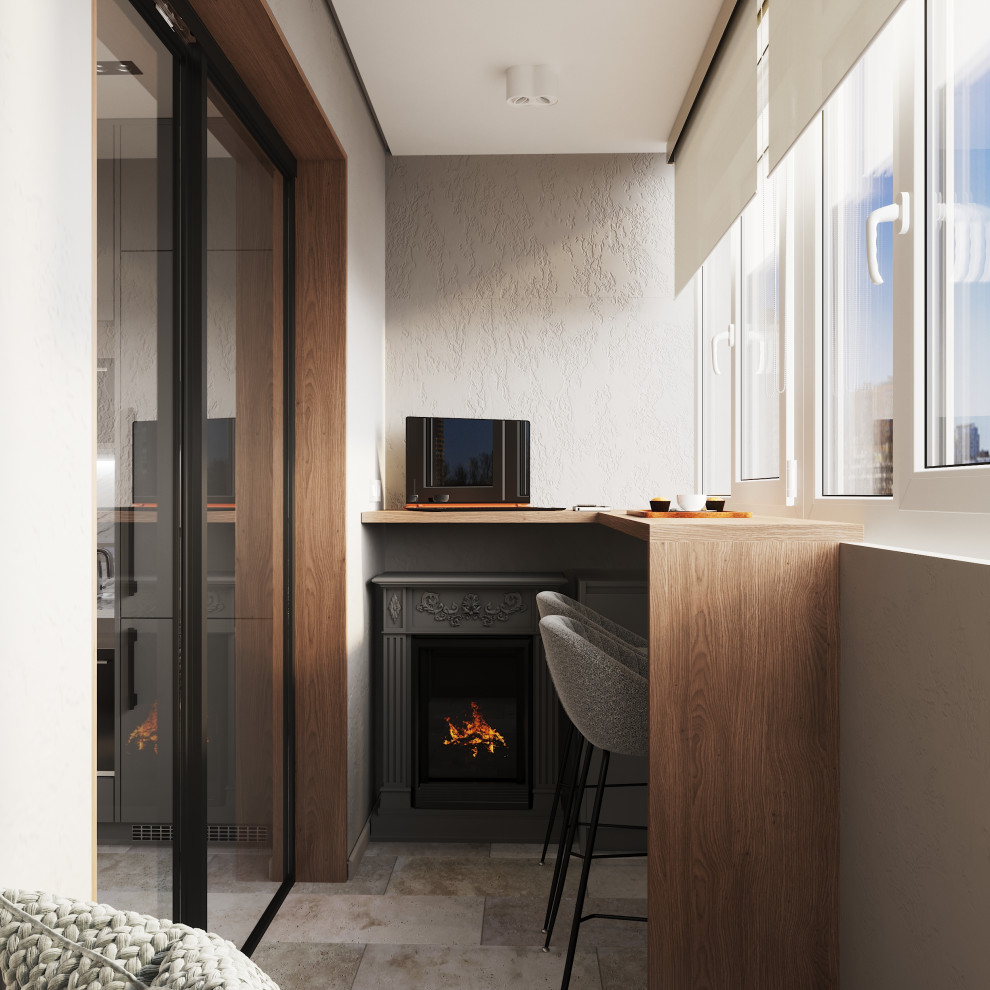 Квартира в современном стиле с минималистичным взглядом 43 кв. м