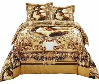 Queen Size Duvet Cover Sheet Set Amanti Victorian Duvet