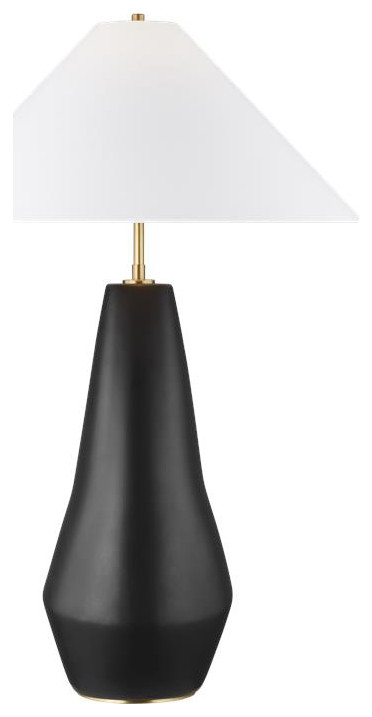 Generation Lighting, KT1231COL1, Tall Table Lamp, Coal