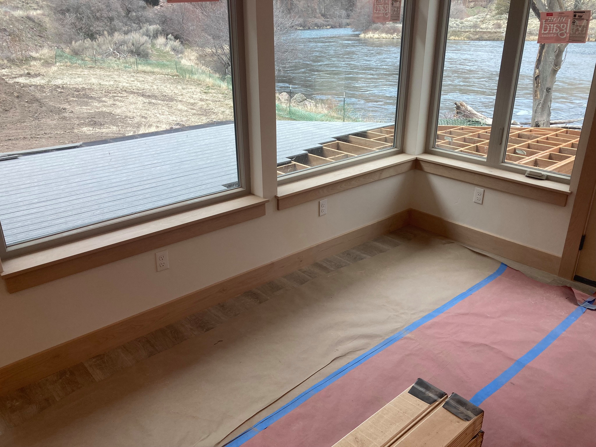 Windowsills & Baseboards& What a View!