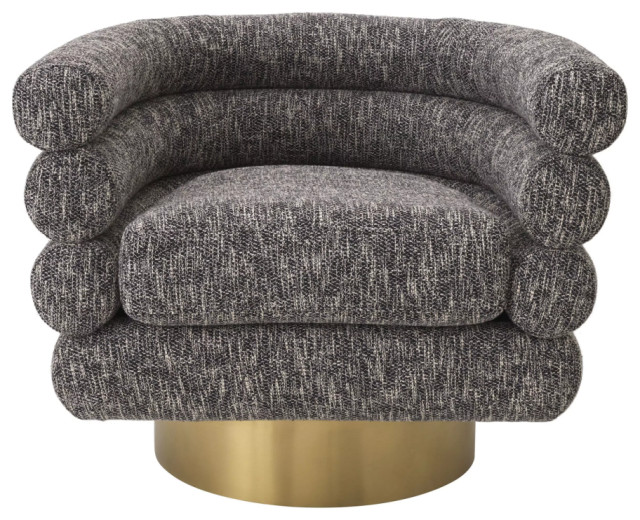 Contemporary Upholstered Swivel Chair Eichholtz Maguire