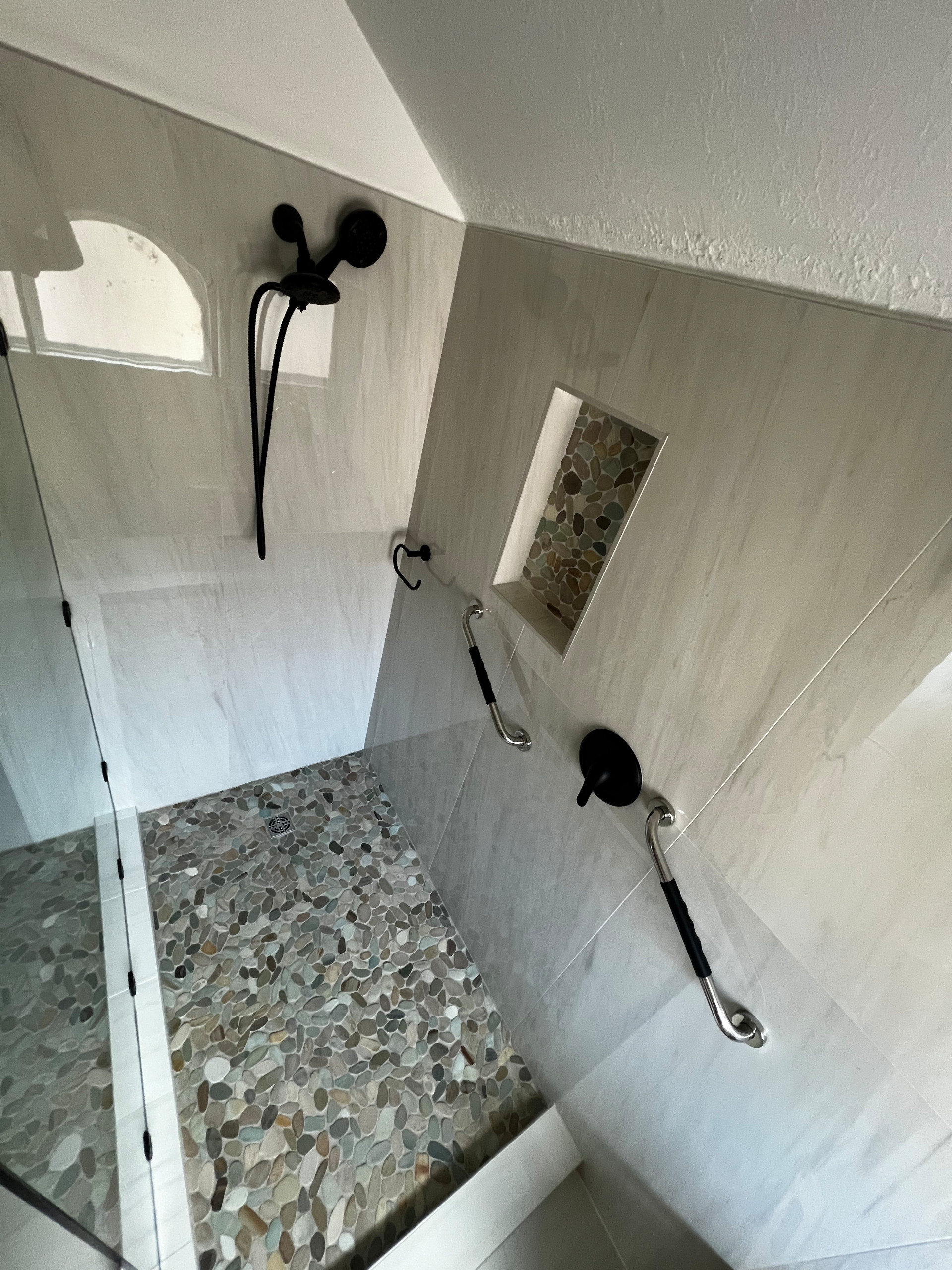 Contemporary Master Bathroom Remodeling in Katy, TX