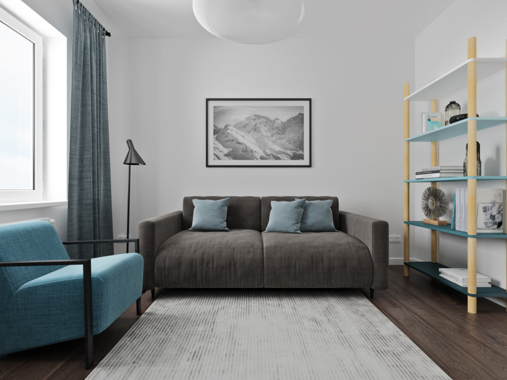 Гостиная в скандинавском стиле