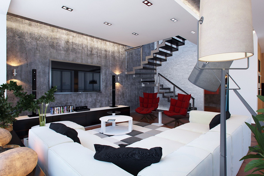 Дизайн интерьера дома "Лофт как образ жизни"