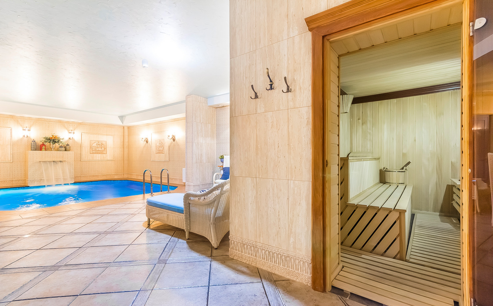 Бутик-отель "Villa Italia". Часть 1. Бассейн, сауна.