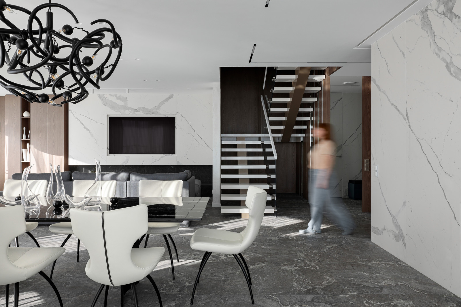 Двухуровневая квартира в пригороде Санкт-Петербурга